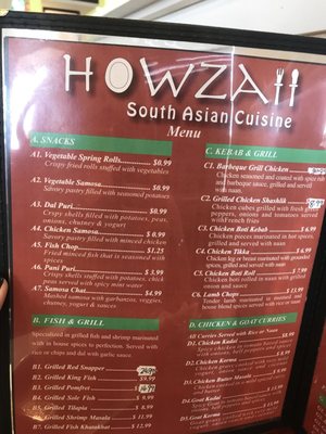 Menu photo 7 Howzatt Houston, TX
