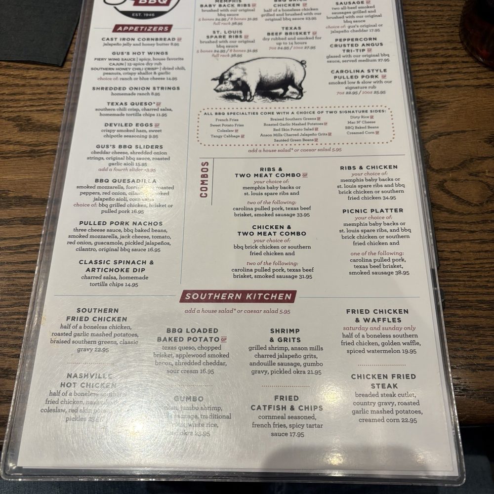 Gus's BBQ - Menu 3/2025 - Barbeque Near Me - Porter Ranch, California Gus's BBQ - Menu 3/2025 - Barbeque Near Me - Porter Ranch, California