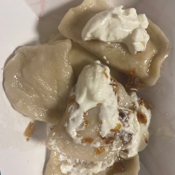 Streecha - Pierogis with sour cream and onions!! - Ukrainian Near Me - New York, New York