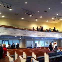 Davisville Church - Between the morning services.