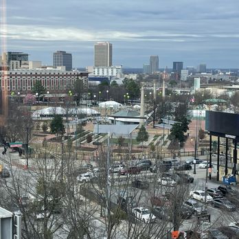 Glenn Hotel, Autograph Collection - View from our queen room on the 6th floor, overlooking Centennial Park - Hotels Near Me - Atlanta, Georgia