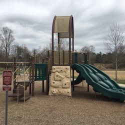 Gold Park - Large play structure.
