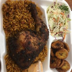 Chicken and Jollof Rice dinner