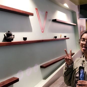 Vanitea Café - My friend and I were battling for the cutest picture of the wall... - Coffee & Tea Near Me - Chula Vista, California