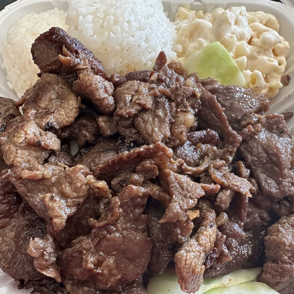 Ono Hawaiian BBQ - Hawaiian Beef plate - Hawaiian Near Me - Indio, California Ono Hawaiian BBQ - Hawaiian Beef plate - Hawaiian Near Me - Indio, California