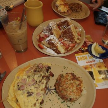 Snooze, an A.M. Eatery - Iced Lavender Latte, Denver Omelet*, OMG French Toast, Ham Benedict III* - Breakfast & Brunch Near Me - Orange, California Snooze, an A.M. Eatery - Iced Lavender Latte, Denver Omelet*, OMG French Toast, Ham Benedict III* - Breakfast & Brunch Near Me - Orange, California
