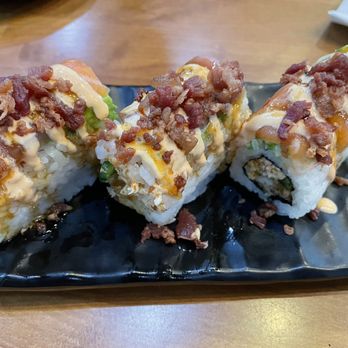 Bento Box - Bacon on a roll? - Japanese Near Me - Sacramento, California Bento Box - Bacon on a roll? - Japanese Near Me - Sacramento, California