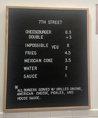 Menu photo 4 7th Street Burger Park Slope Brooklyn, NY Menu photo 4 7th Street Burger Park Slope Brooklyn, NY