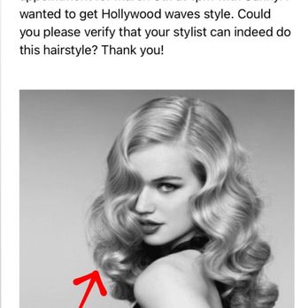 Evolutions Salon - The reference photos of what I wanted for Hollywood Waves. Did not even get close to this result :( - Hair Salons Near Me - Pasadena, California Evolutions Salon - The reference photos of what I wanted for Hollywood Waves. Did not even get close to this result :( - Hair Salons Near Me - Pasadena, California