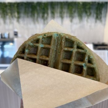 Coby’s Cafe - Pandan waffle - Themed Cafes Near Me - Seattle, Washington Coby’s Cafe - Pandan waffle - Themed Cafes Near Me - Seattle, Washington