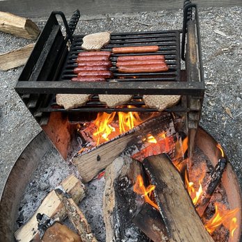 Patapsco Valley State Park - Fire pit at the campground - Parks Near Me - Ellicott City, Maryland