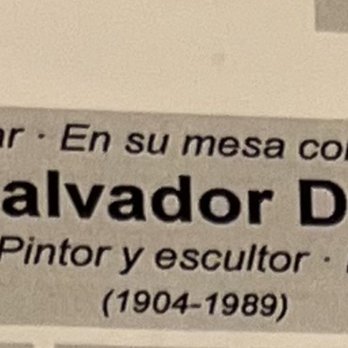 7 Portes - Did Dali really sit at our table??? Cool if true! This was on our bill. - Mediterranean Near Me - Barcelona, B 7 Portes - Did Dali really sit at our table??? Cool if true! This was on our bill. - Mediterranean Near Me - Barcelona, B