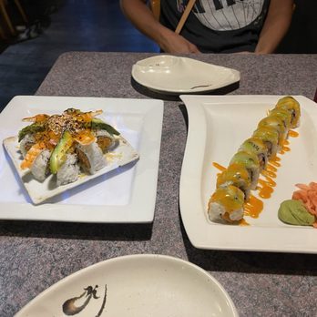 Osaka - Left: Osaka Roll, Right: Romantic Roll - Japanese Near Me - Louisville, Kentucky Osaka - Left: Osaka Roll, Right: Romantic Roll - Japanese Near Me - Louisville, Kentucky