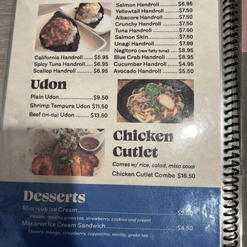 Hamachi Sushi Express - Menu as of 9/04/24 - Sushi Bars Near Me - La Habra, California