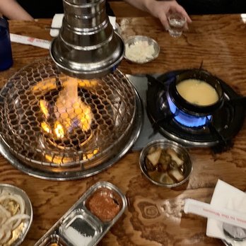 Jongro BBQ - All of the accoutrements for the beef platter. - Korean Near Me - New York, New York Jongro BBQ - All of the accoutrements for the beef platter. - Korean Near Me - New York, New York