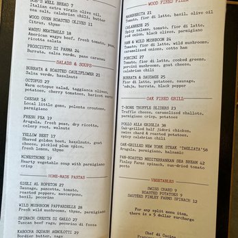 S Y Kitchen - Food menu - Italian Near Me - Santa Ynez, California