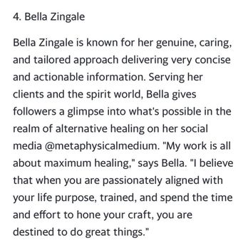 Metaphysical Medium - Yahoo Finance feature where MM was chosen as one of the top 9 Influencers to Watch Out for in 2020. MM was #4, right before Grant Cardone. - Reiki Near Me