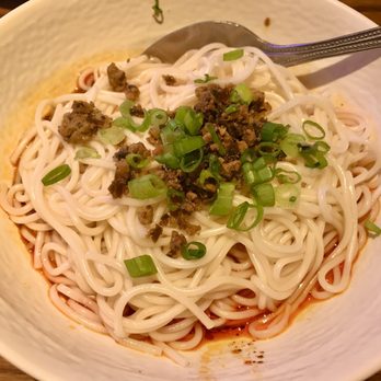 Duck n Bao - A12. Sichuan Dan Dan Noodles with Numbing Chili Oil and Pork - Szechuan Near Me - Cypress, Texas Duck n Bao - A12. Sichuan Dan Dan Noodles with Numbing Chili Oil and Pork - Szechuan Near Me - Cypress, Texas