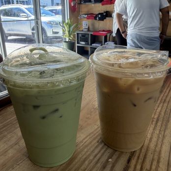 The Lab Tampa - Matcha latte and latte - Coffee Roasteries Near Me - Tampa, Florida