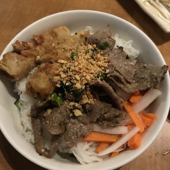Pho So 1 - #45 vermicelli with beef and egg rolls - Vietnamese Near Me - West Hills, California Pho So 1 - #45 vermicelli with beef and egg rolls - Vietnamese Near Me - West Hills, California