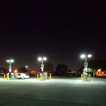 Flyers - Night at the commercial gas station - Gas Stations Near Me - Hayward, California