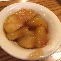 Fried apples.