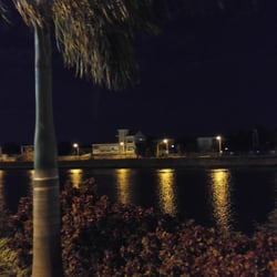 Iloilo River Esplanade - River view at night