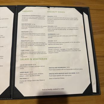 Café Berlin - menu - German Near Me - Las Vegas, Nevada