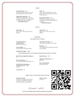 Menu photo 1 The Jousting Lemur Bismarck, ND