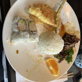 Marui Sushi - Three item Bento lunch - Japanese Near Me - Corona, California