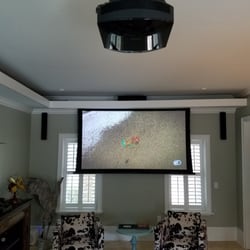 Wired Installations - Custom tray ceiling projection with 5.1 surround sound