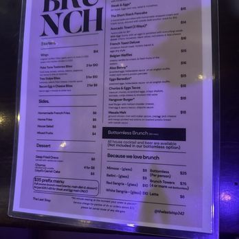 The Last Stop - Menu - Bars Near Me - Bronx, New York The Last Stop - Menu - Bars Near Me - Bronx, New York