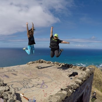 Pu'u'ohulu Kai - Jumping pictures are the best! - Hiking Near Me - Waianae, Hawaii Pu'u'ohulu Kai - Jumping pictures are the best! - Hiking Near Me - Waianae, Hawaii
