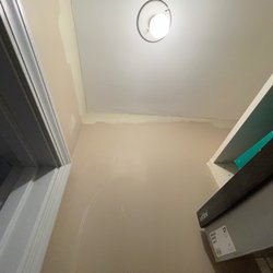 Ivey & Son Painting - Closet ceilings and walls. Left multi-colored