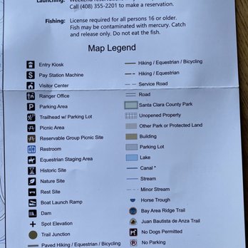Calero County Park - Map legend - Parks Near Me - San Jose, California Calero County Park - Map legend - Parks Near Me - San Jose, California