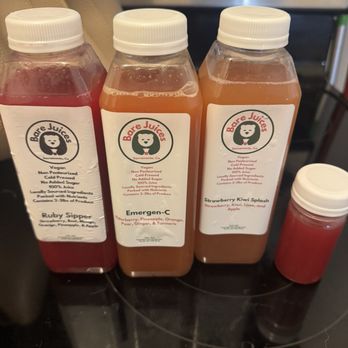 Bare Juices - So many amazing juices and an elderberry shot - Juice Bars & Smoothies Near Me
