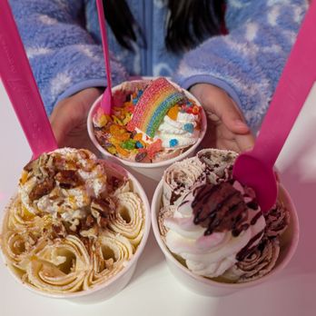 Pink Sugar Creamery - Order: rainbow roll, egg nog, ferrero rocher - Desserts Near Me - Santa Rosa, California Pink Sugar Creamery - Order: rainbow roll, egg nog, ferrero rocher - Desserts Near Me - Santa Rosa, California