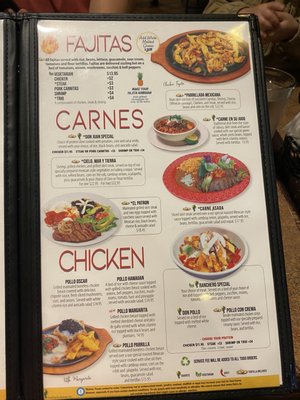 Menu photo 4 El Vallarta Monroe, NC