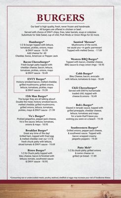 Menu photo 3 Envy Bar and Grill Poulsbo, WA Menu photo 3 Envy Bar and Grill Poulsbo, WA