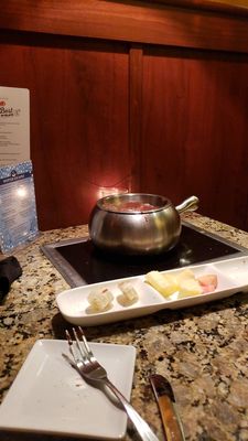 Photo of The Melting Pot - Bedford, MA, US. Melting pot chocolate fondue