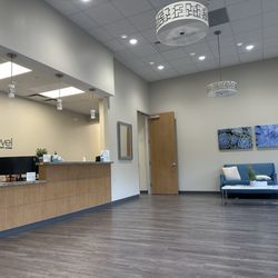 Front desk waiting area