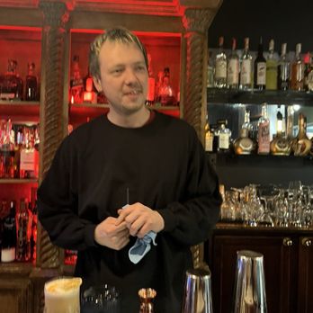 Yana's Speakeasy - Oleg busting out cocktails - Cocktail Bars Near Me - Highland Park, Illinois