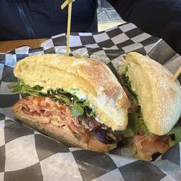 The clubhouse- get it toasted! Delicious! The clubhouse- get it toasted! Delicious!