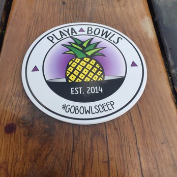Playa Bowls - Free stickers at the counter! - Juice Bars & Smoothies Near Me - Montclair, New Jersey