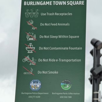 Burlingame Town Square - Parks Near Me - Burlingame, California Burlingame Town Square - Parks Near Me - Burlingame, California