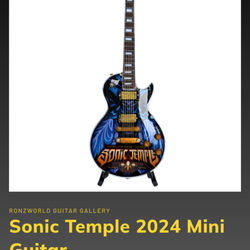 Ronzworld Guitars - I received an email saying I was receiving a complimentary one of these mini guitars. They said they were out stock. Looks in stock to me.