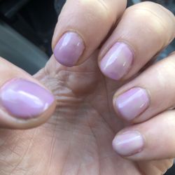 Pro Nail - 2 days after polish is changing colors horrible horrible horrible! This is not the first time this happens there gels polishes are old