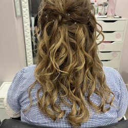 Festive updos