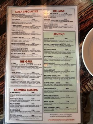 Menu photo 1 Frankie's Sachse, TX