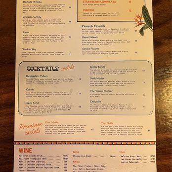 Tulum Kitchen & Bar - Menu 2 of 2 - Seafood Near Me - Atlanta, Georgia Tulum Kitchen & Bar - Menu 2 of 2 - Seafood Near Me - Atlanta, Georgia